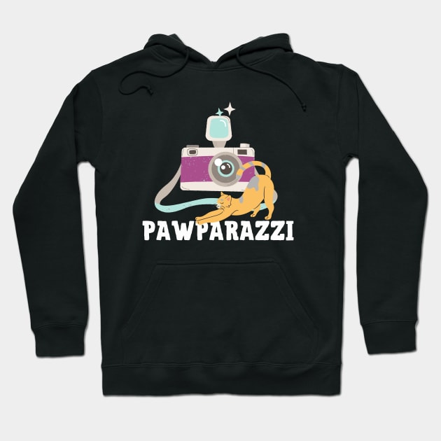 Cat Pawparazzi Hoodie by leBoosh-Designs